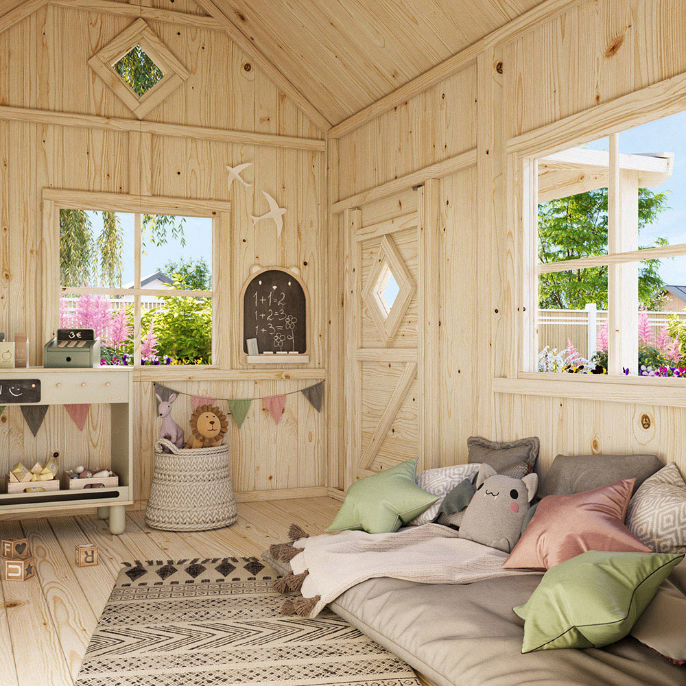 Palmako Otto 8.2 x 4.9ft Apex Playhouse Image 6