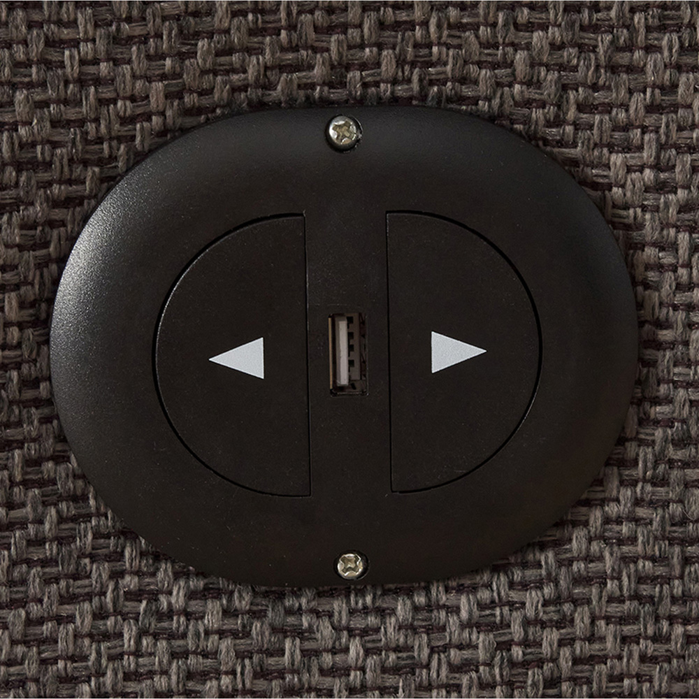 Marldon 3 Seater Dark Grey Electric Recliner Sofa Image 3