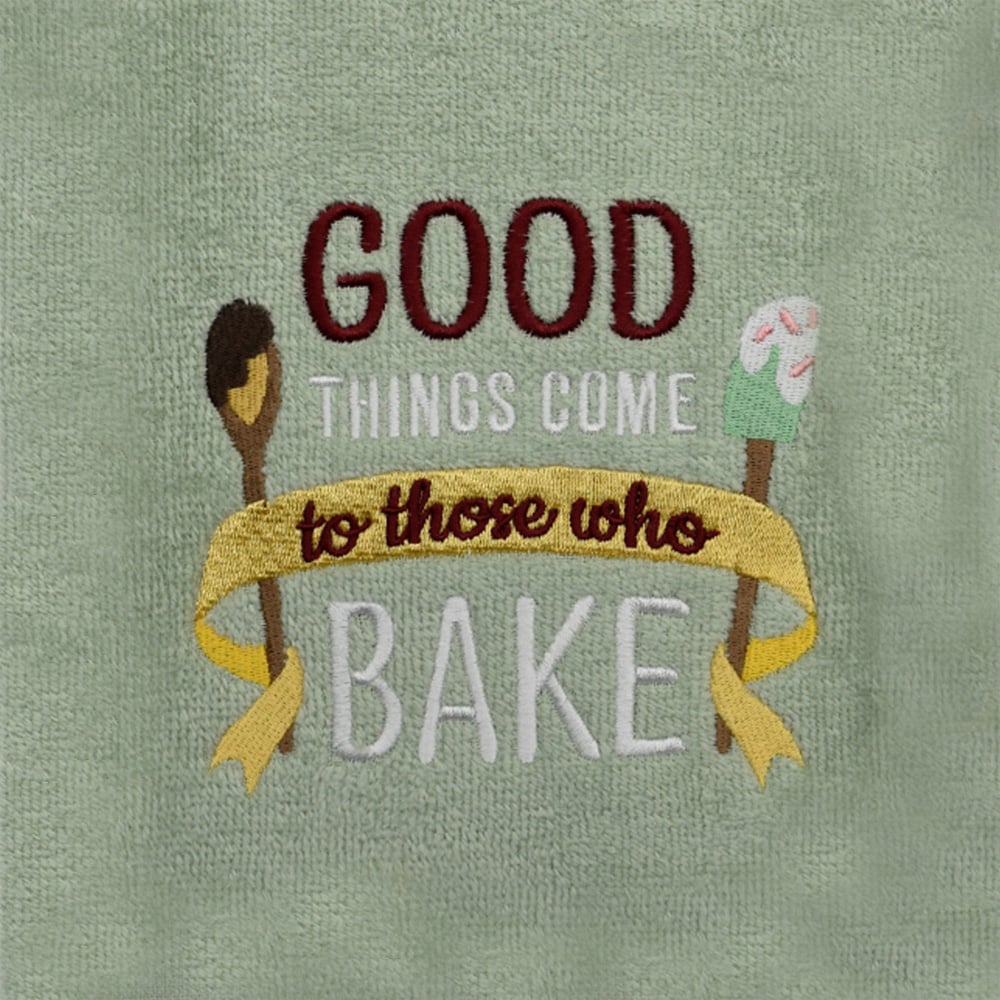 Kitchen Trends 3 Piece Those Who Bake Tea Towel Set Image 4