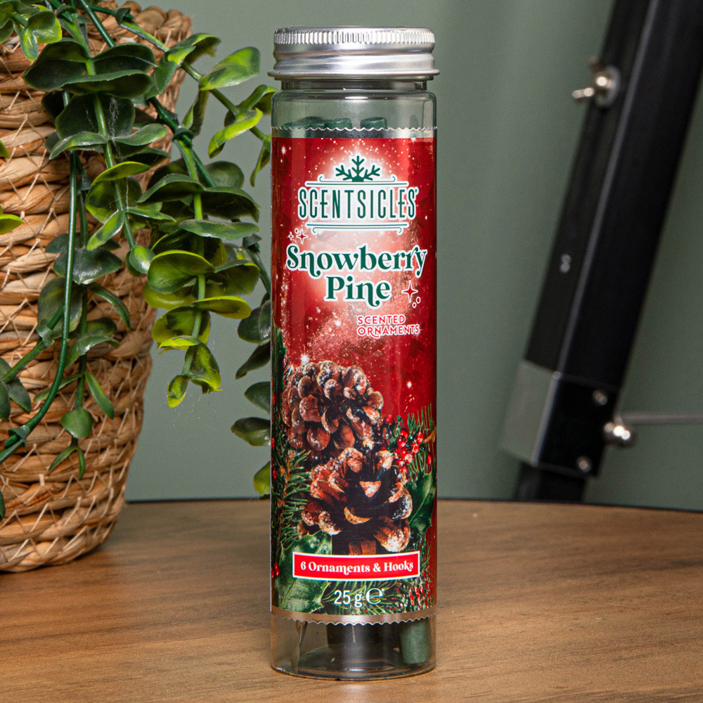 Samuel Alexander Snowberry Pine Scentsicles Hanging Sticks 6 Pack Image 3