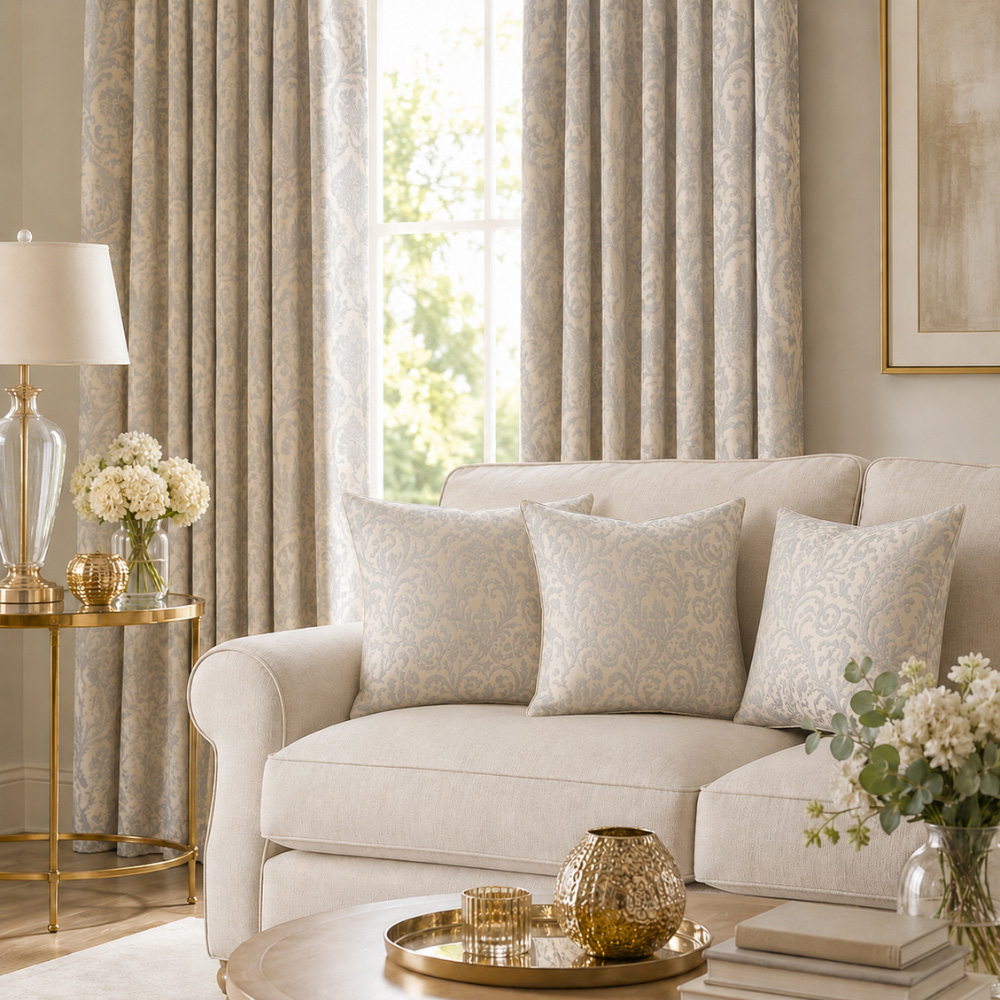 MHG Living Jacquard Concealed Zip Cushion Cover 45 x 45cm 4 Pack Image 2