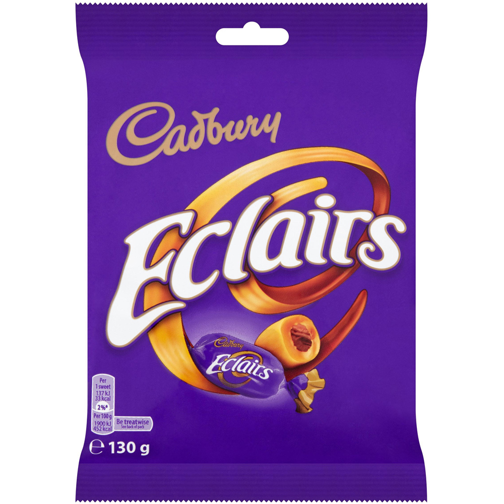 Cadbury Chocolate Eclairs 130g Image