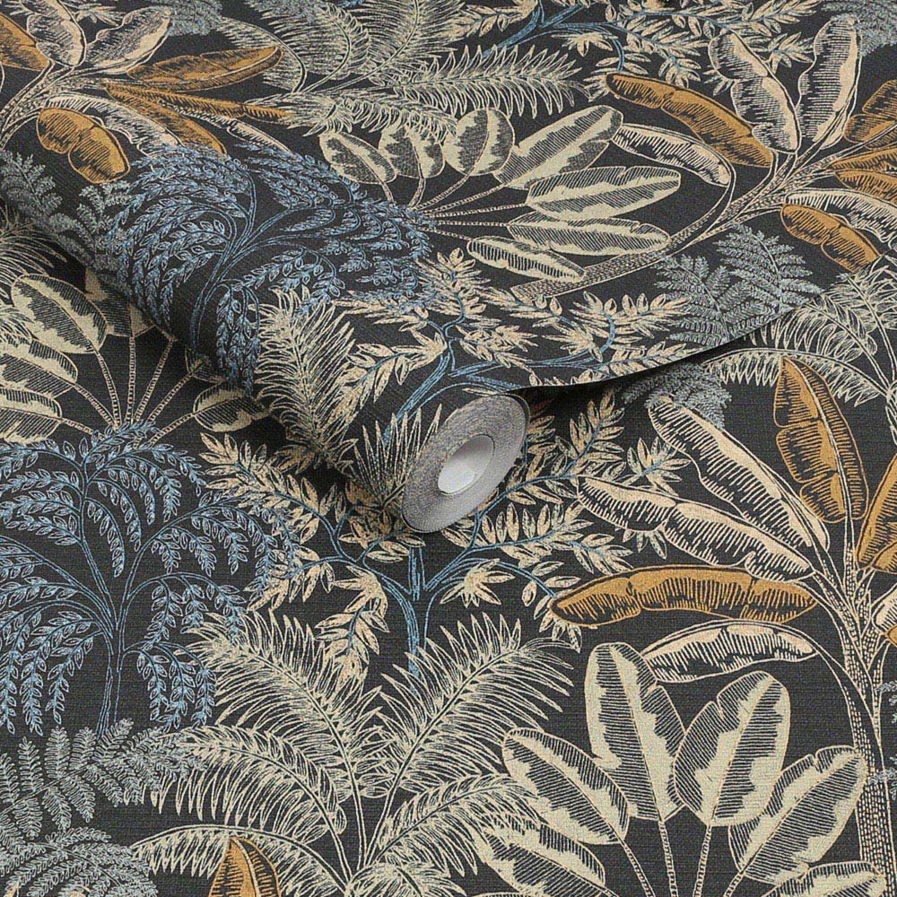 Superfresco Easy Intrigue Midnight Multicolour Wallpaper Image 2
