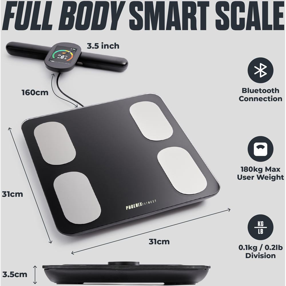Phoenix Fitness Smart Full Body Scale with 29 Measurements Image 5
