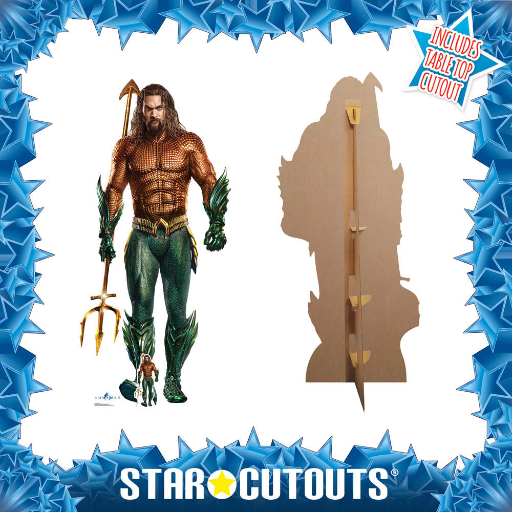Star Cutouts Aquaman Cardboard Cutout 6.4ft Image 4