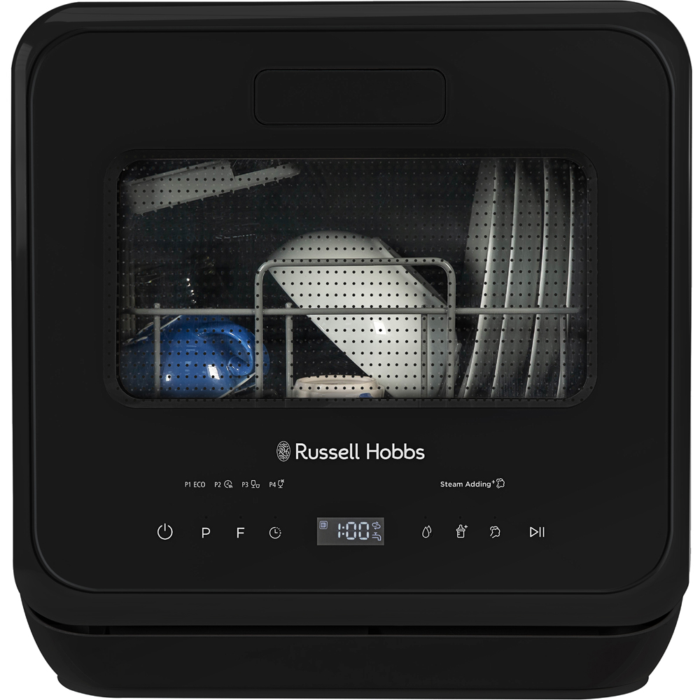 Russell Hobbs RH2TTDW0D1B Black 2 Place Setting Table Top Dishwasher Image 2