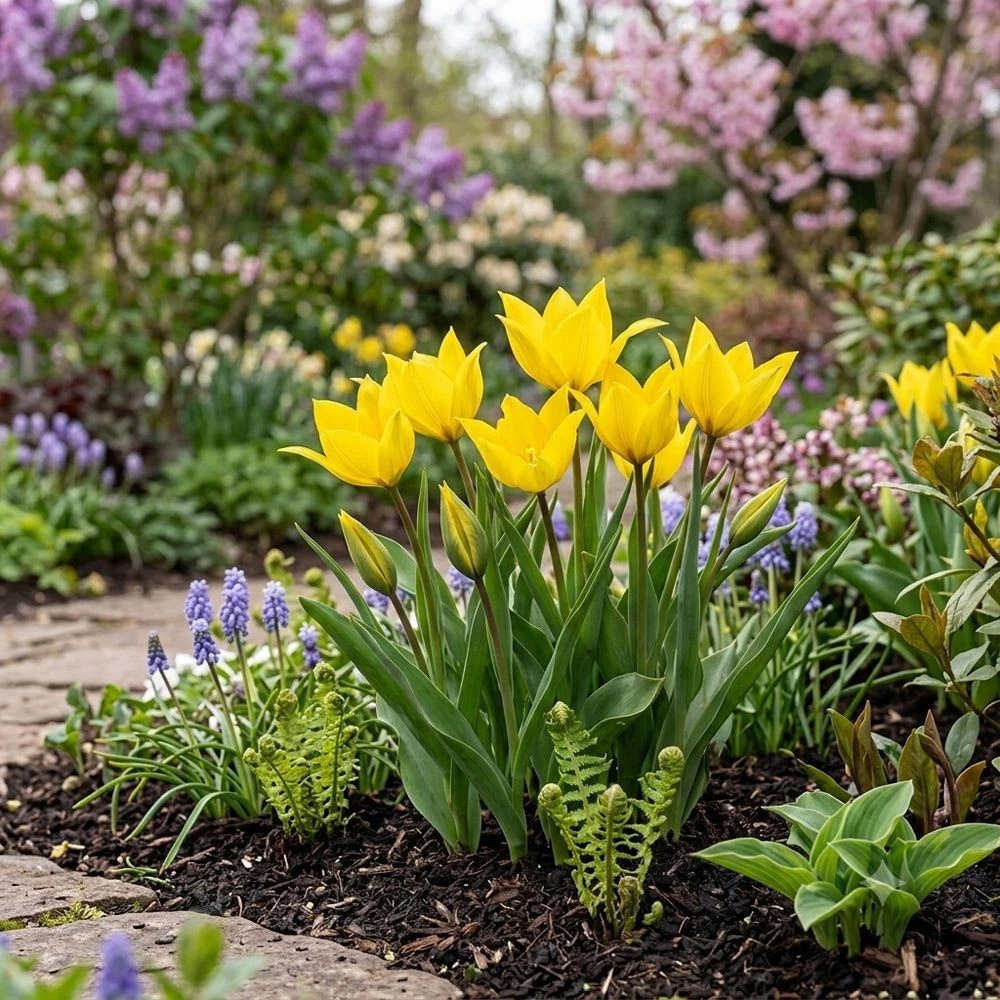 Thompson and Morgan Tulip Woodland Tulip Planting Bulb 16 Pack Image 2