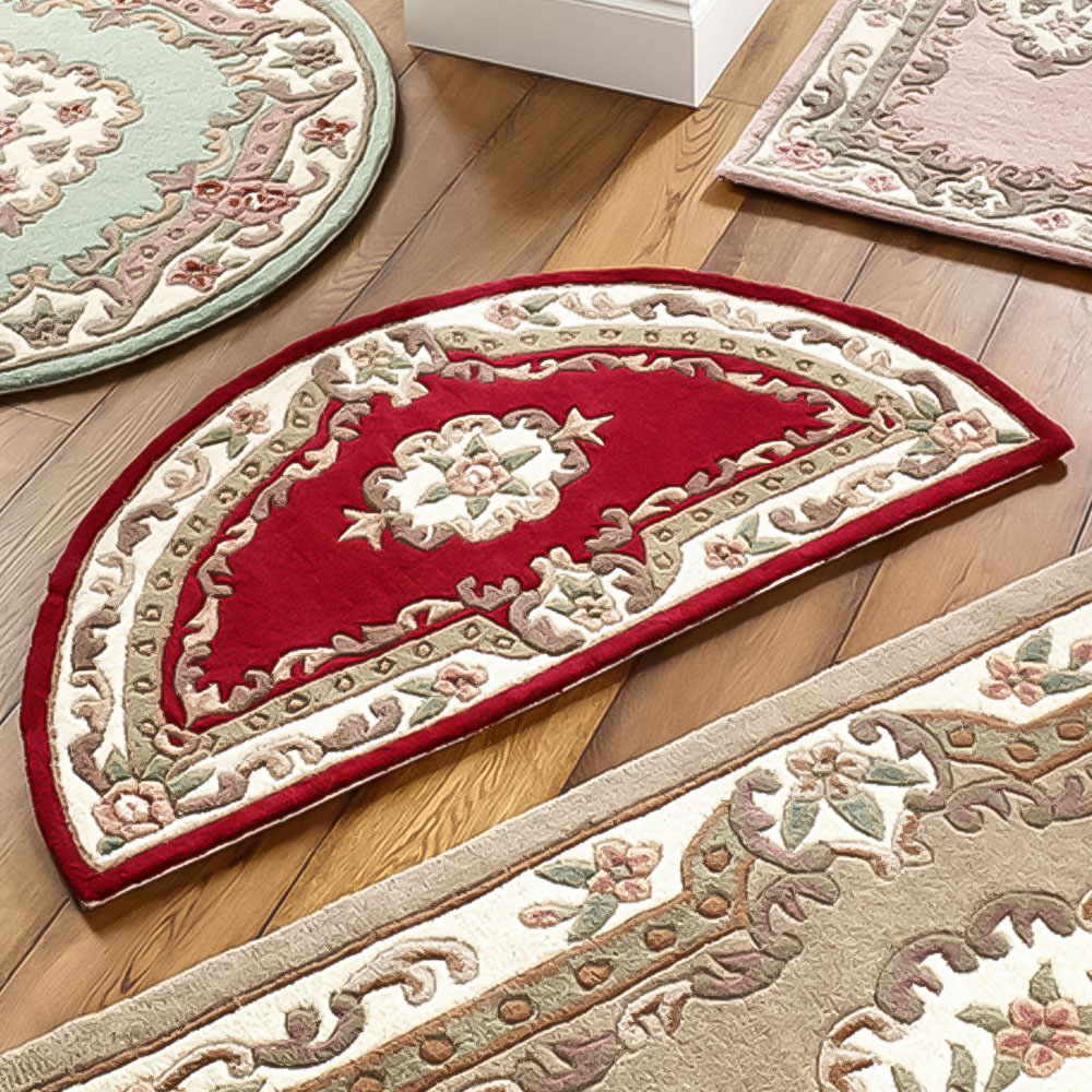 Origins Shensi Wine Half Moon Rug 67 x 127cm Image 5