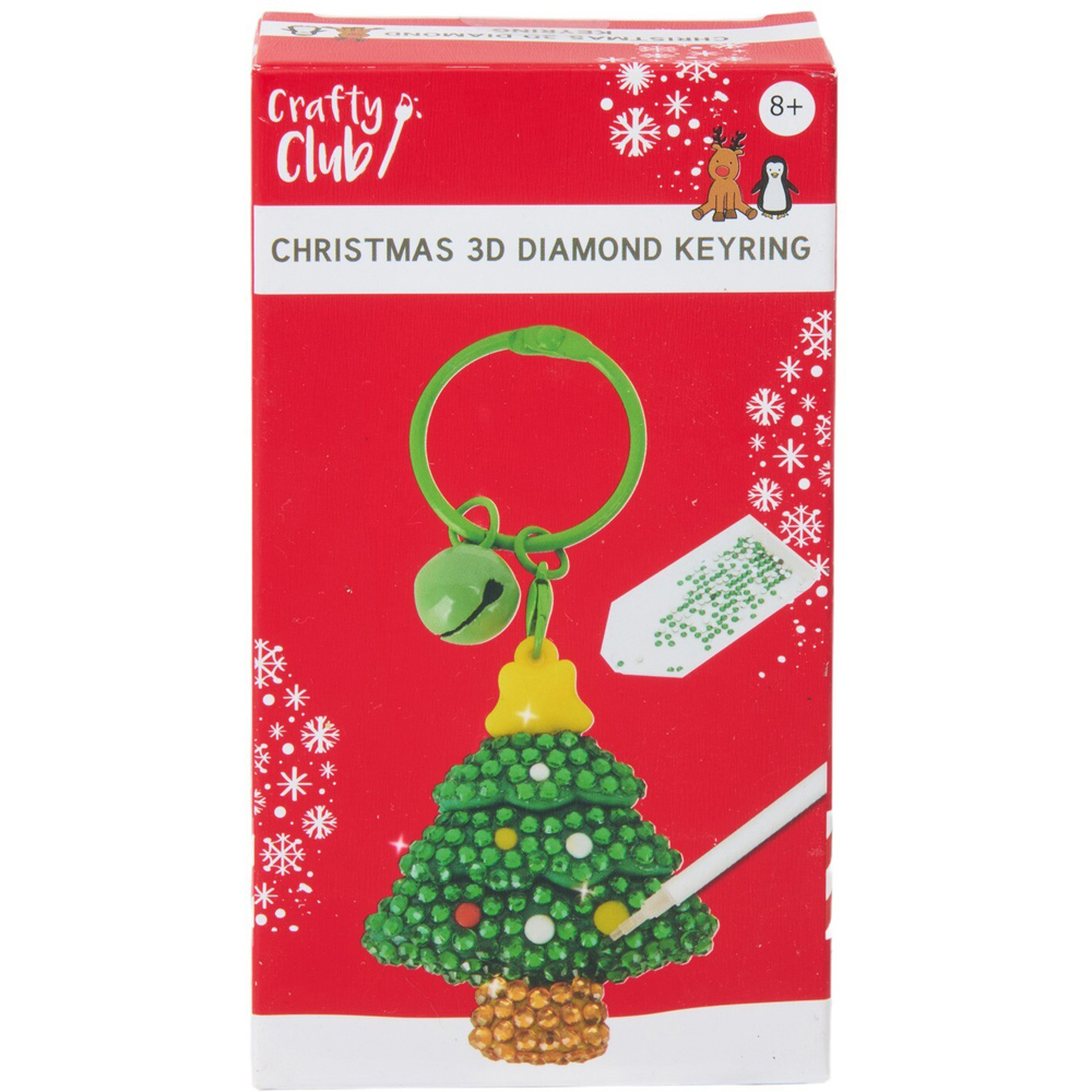 Christmas 3D Diamond Keyring Kit Image 1
