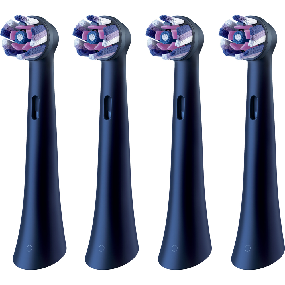 Oral-B iO Radiant White and Black Toothbrush Refill Head 4 Pack Image 3