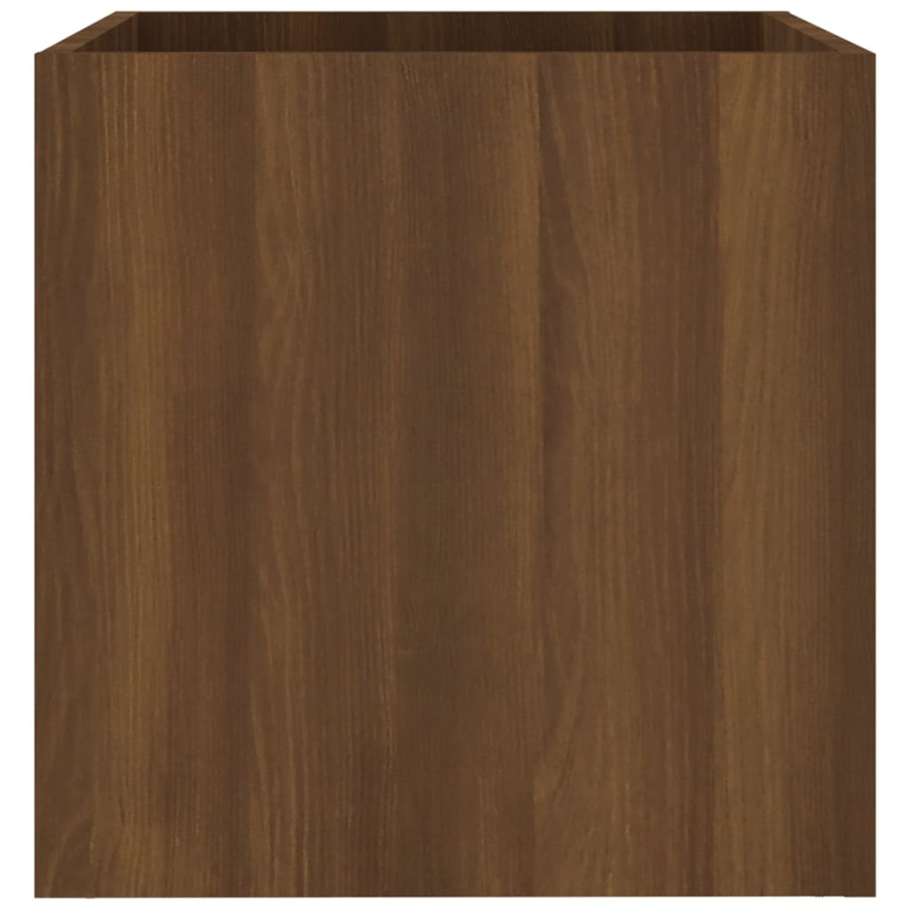 vidaXL Oak Brown Engineered Wood Planter Box 40cm Image 4