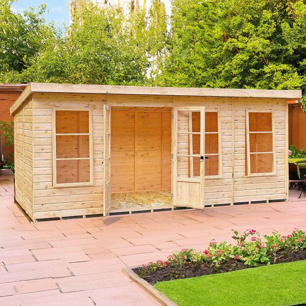 Shire GB Dahlia 16 x 6ft Summerhouse Image 2