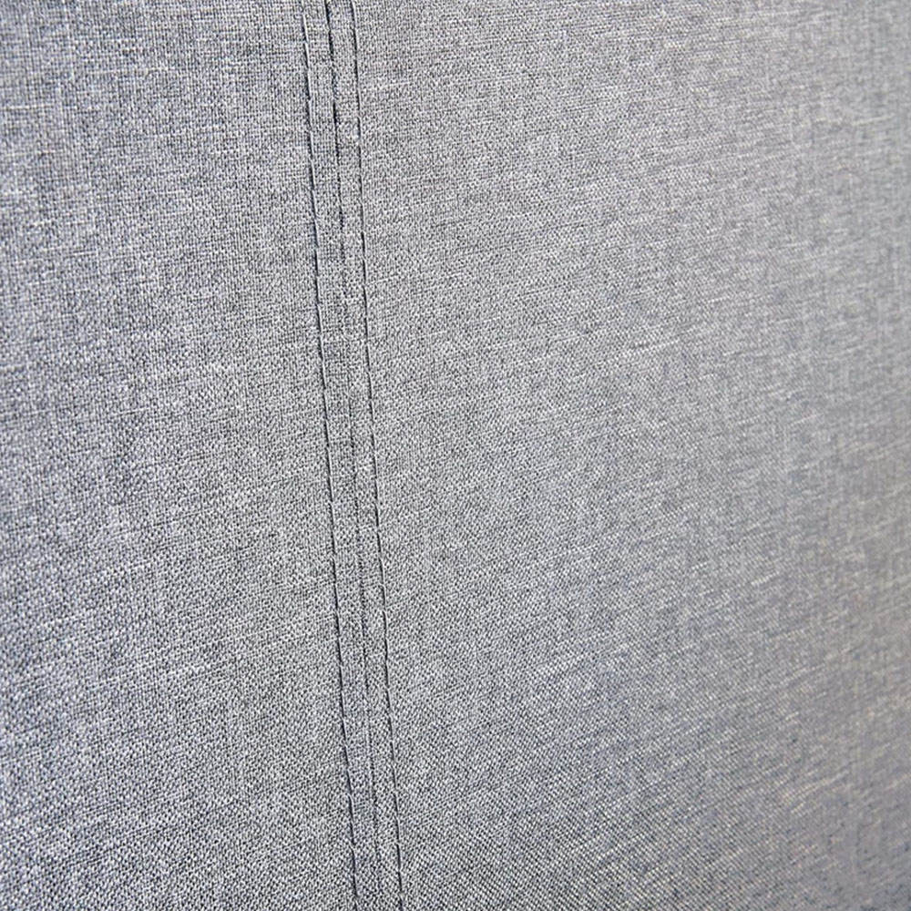 Home Treats Double Grey Ottoman Bed with Mattress Image 4