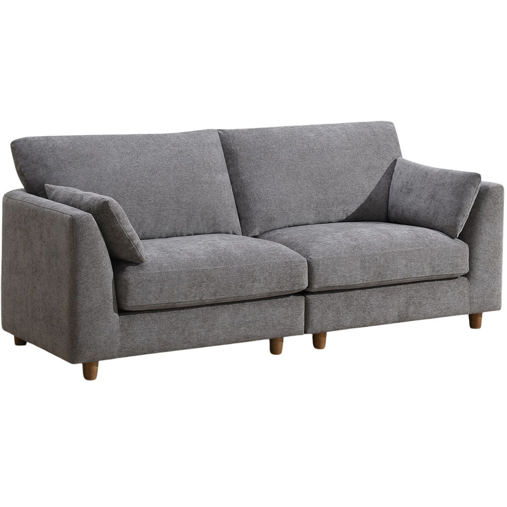 Bushwick 3 Seater Stone Sofa Image 2