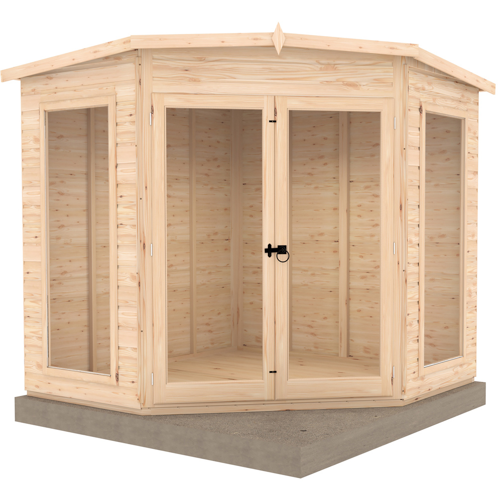 Shire Barclay 7 x 7ft Double Door Traditional Summerhouse Image 3