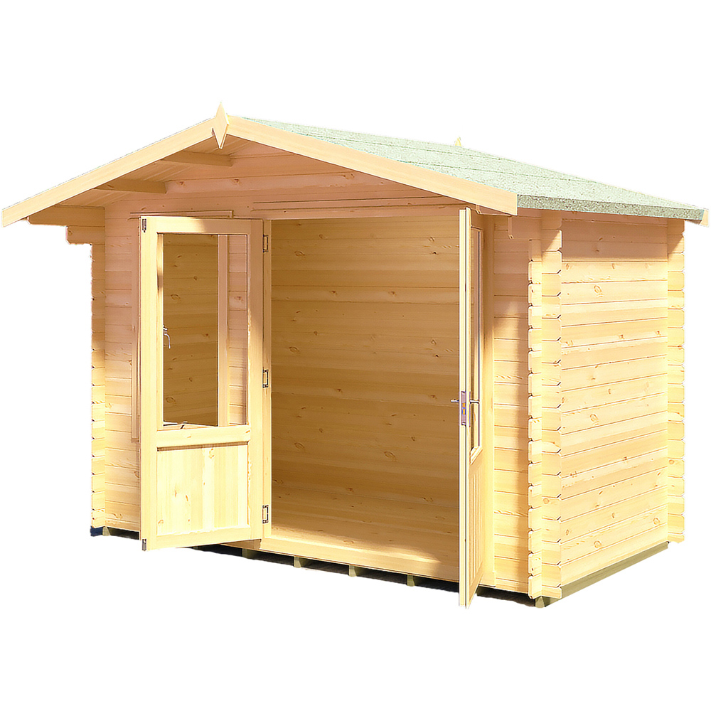 Shire Berryfield 13 x 6ft Apex Garden Log Cabin Image 3