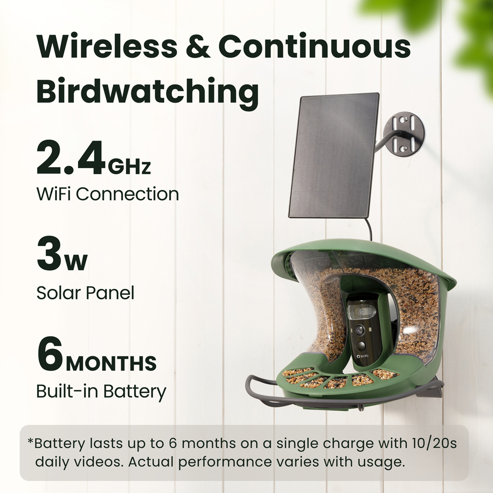 Birdfy 2 Pro Smart Solar Bird Feeder with AI Camera Image 6