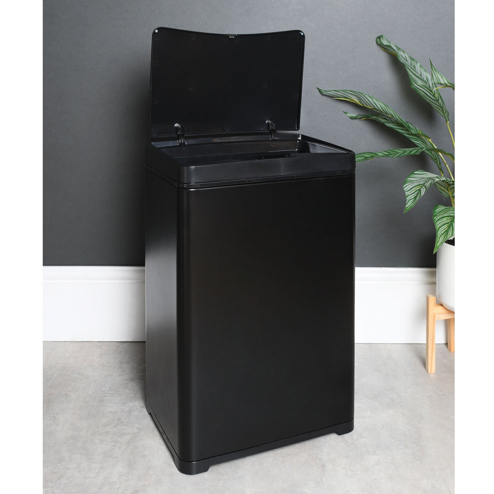 30L Rectangular Sensor Bin - Black Image 6