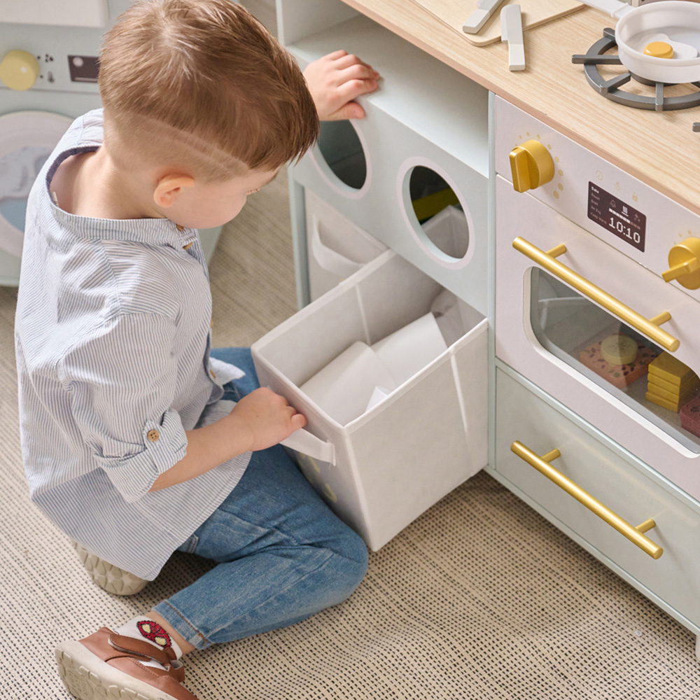 Teamson Kids Little Chef Savannah Modular Green Play Kitchen Image 5