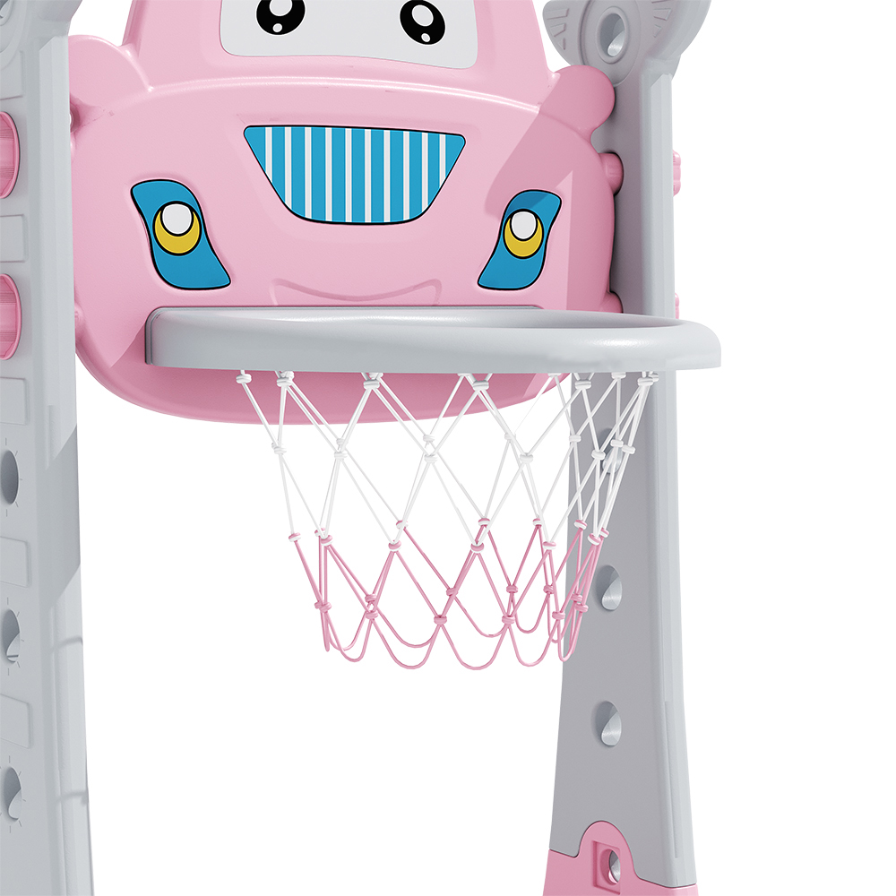 Living and Home Pink Toddler Basketball Stand Set with Drawing Board Image 7