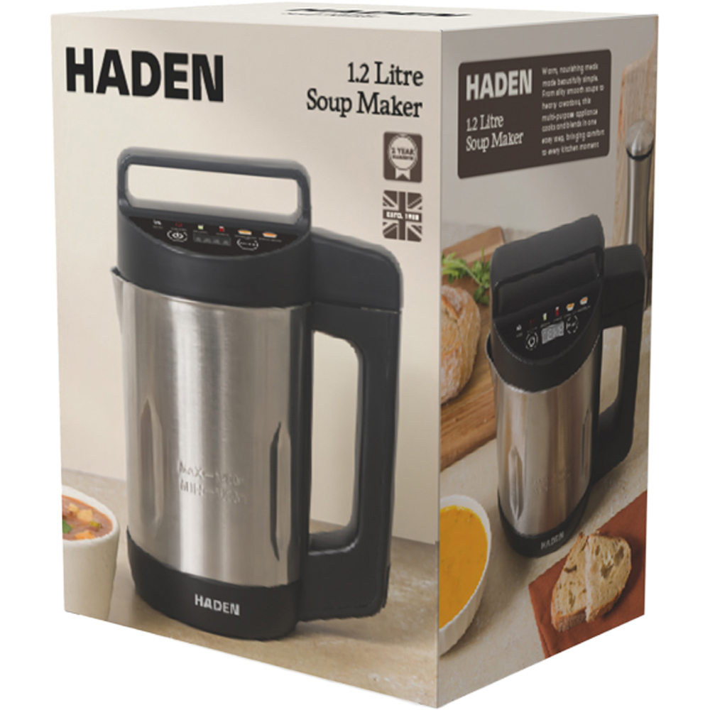 Haden 215376 Black 1.2L Digital Soup Maker Image 8