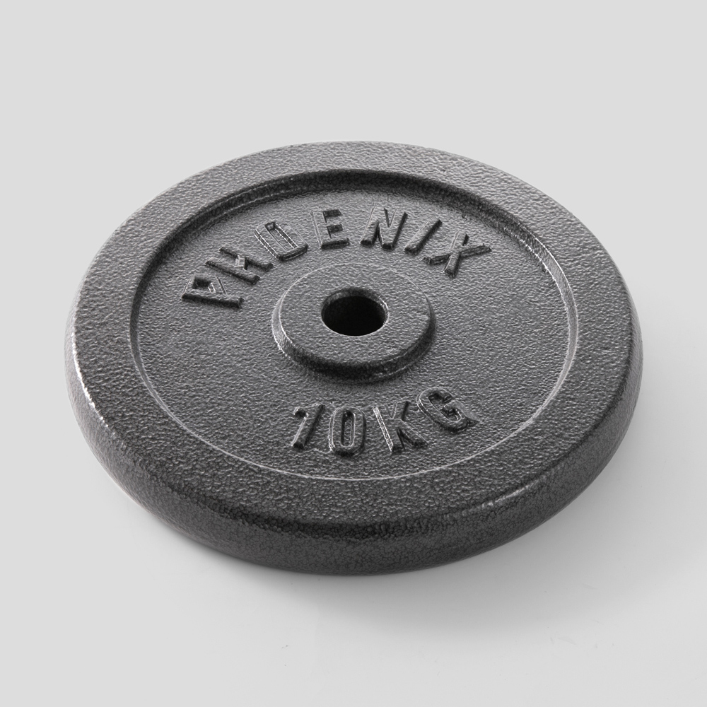 Phoenix Cast Iron Weight Plate 10kg 1 inch Hole Image 3