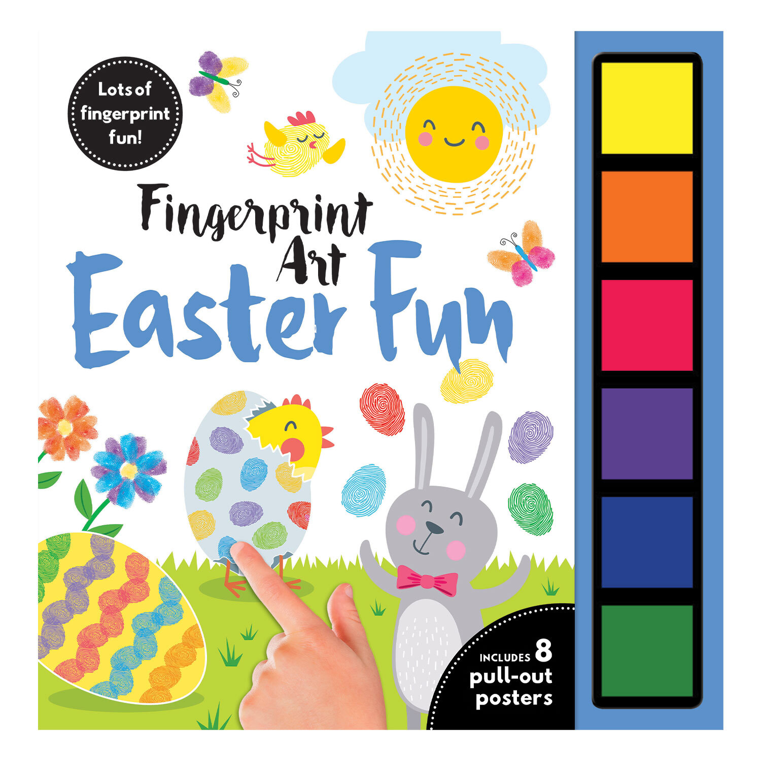 Easter Fun Finger Print Art Image