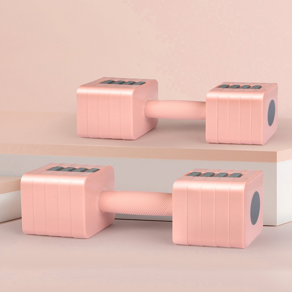 Spector Centra Pink Metal Adjustable Dumbbell Pair 2.8-10kg Image 2