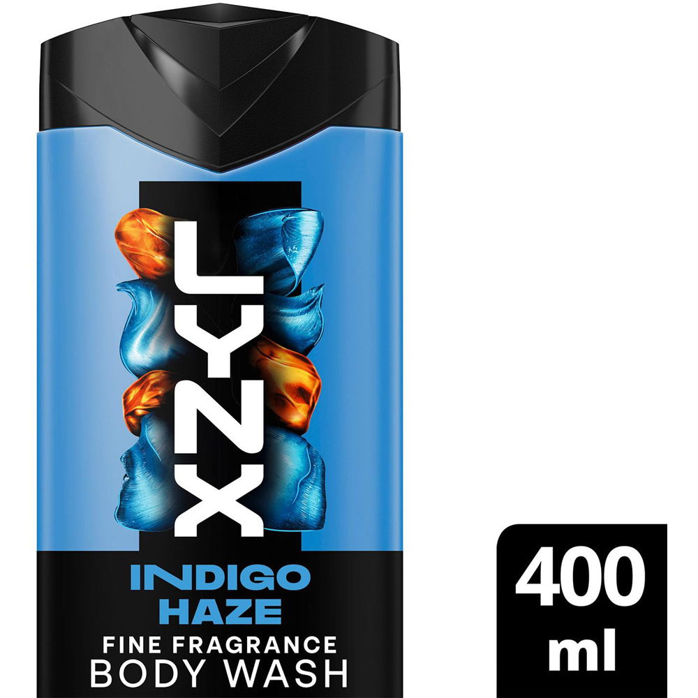 Lynx Fine Fragrance Indigo Haze Lavender and Musk Scent Body Wash 400ml 6 Pack Image 5
