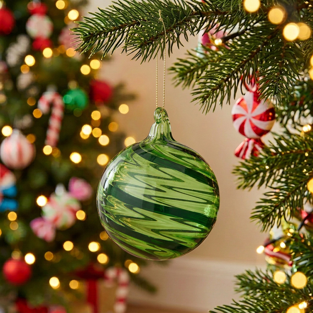 Swirl Striped Bauble Image 3
