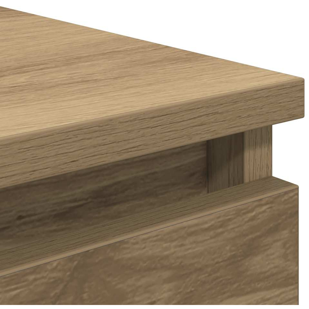 vidaXL 4 Drawer Artisan Oak Sideboard Image 9