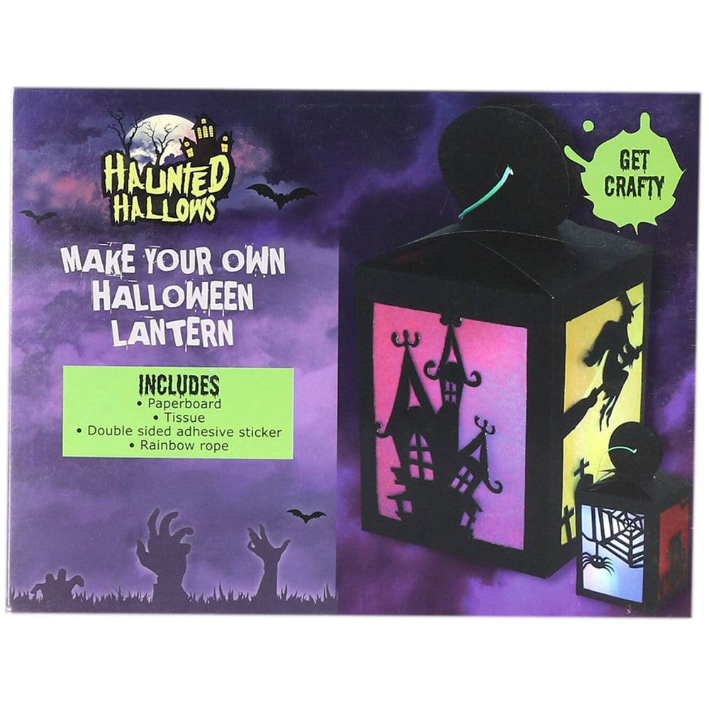 Make Your Own Halloween Cat Lantern Image