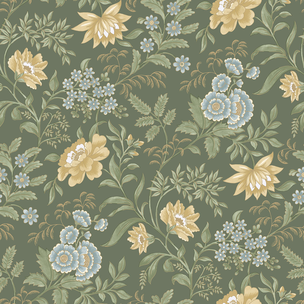 Rasch Wallpaper Garden Muse Evergreen Wallpaper Image 1