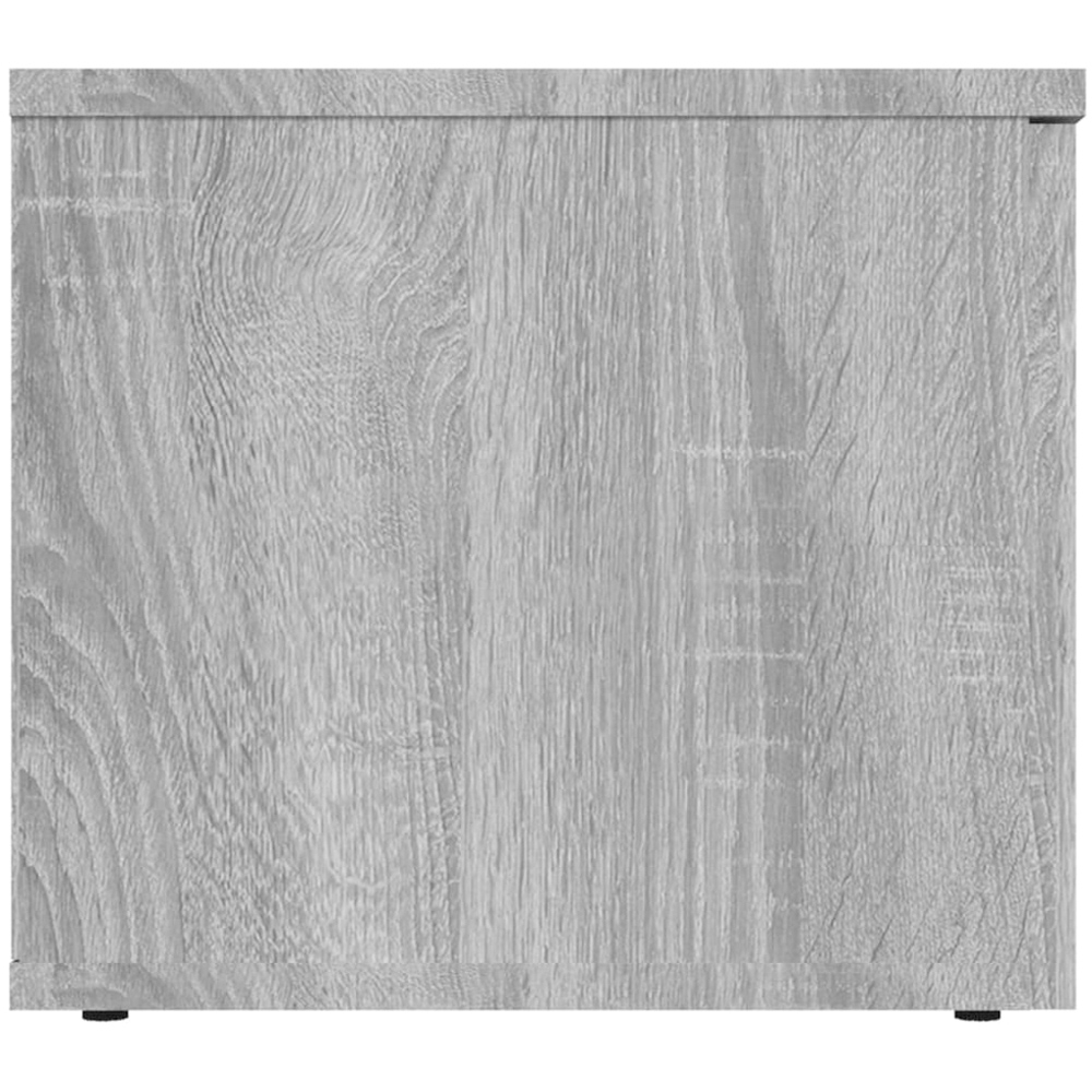 vidaXL 3 Drawer Grey Sonoma TV Cabinet Image 6