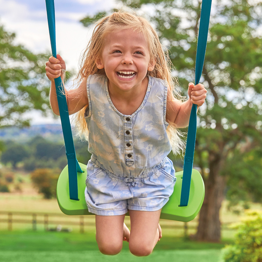 TP Kids Bluey Metal Double Swing Set with Quadpod Seat Image 6