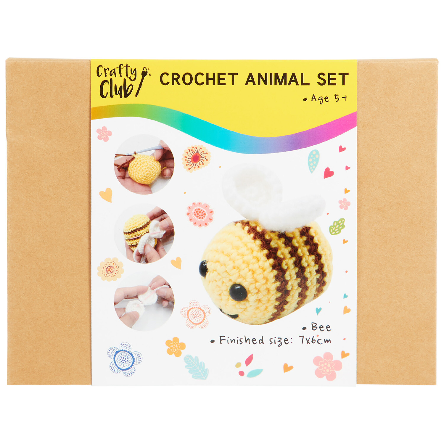 Crochet Animal Set - Multicolour Image 2