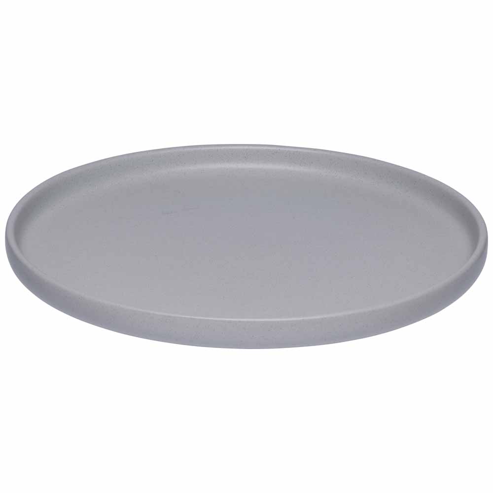 Wilko Cool Grey Speckled Dinner Plate Image 2
