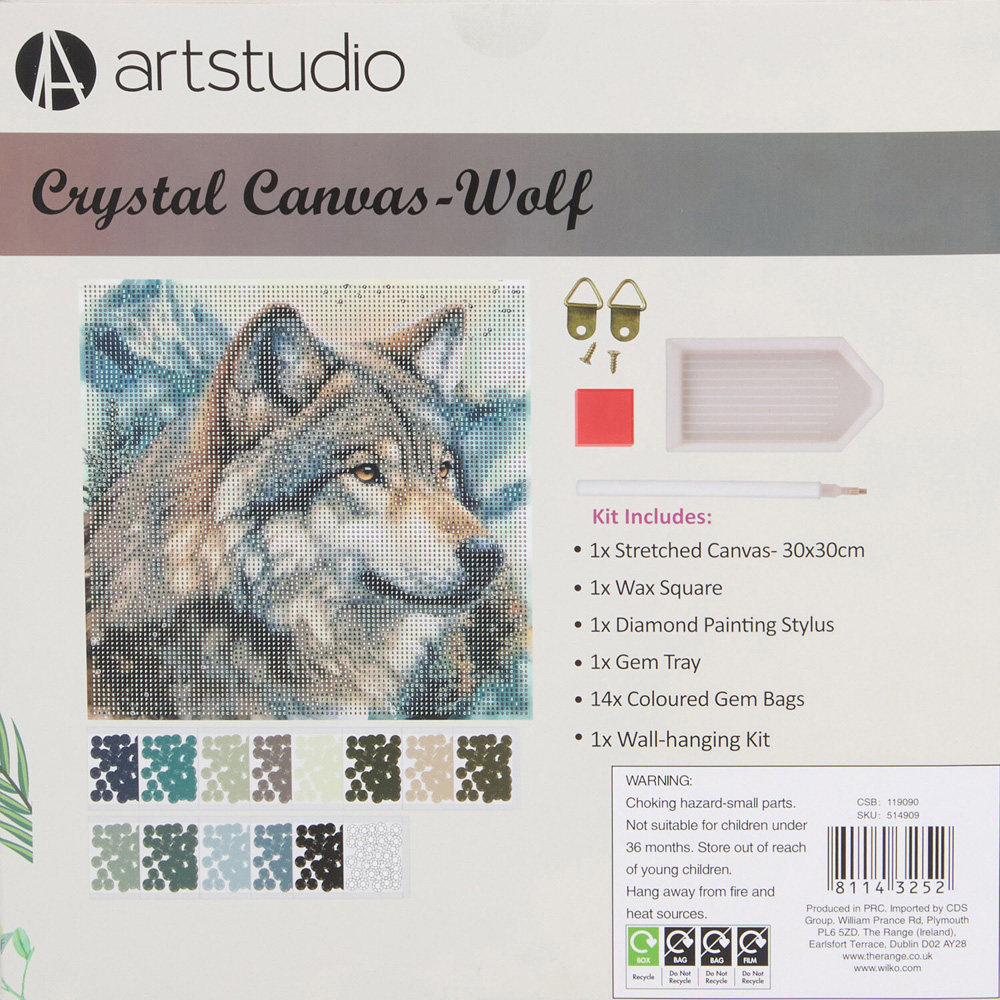 Crystal Canvas White Tiger or Wolf Kit Image 4