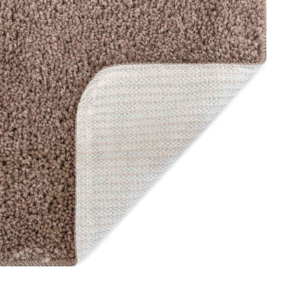 vidaXL Brown Anti-Slip Bath Mat 60 x 90cm Image 3