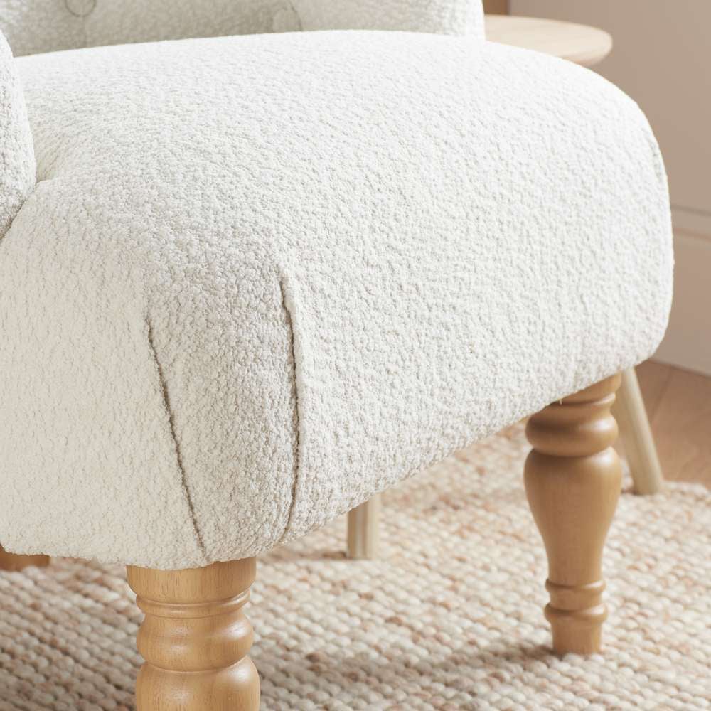 Birlea White Padstow Chair Image 7