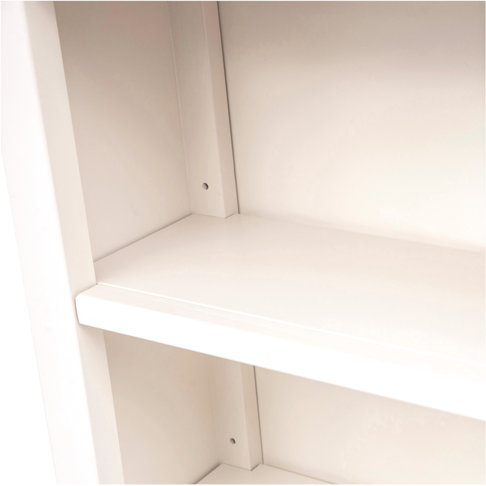 Maggiori 4 Shelf Off White Wide Bookcase Image 7