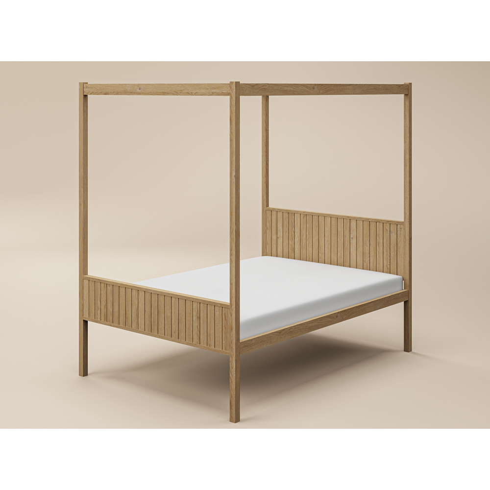 Flair Maddy Double Natural 4 Poster Bed Image 2
