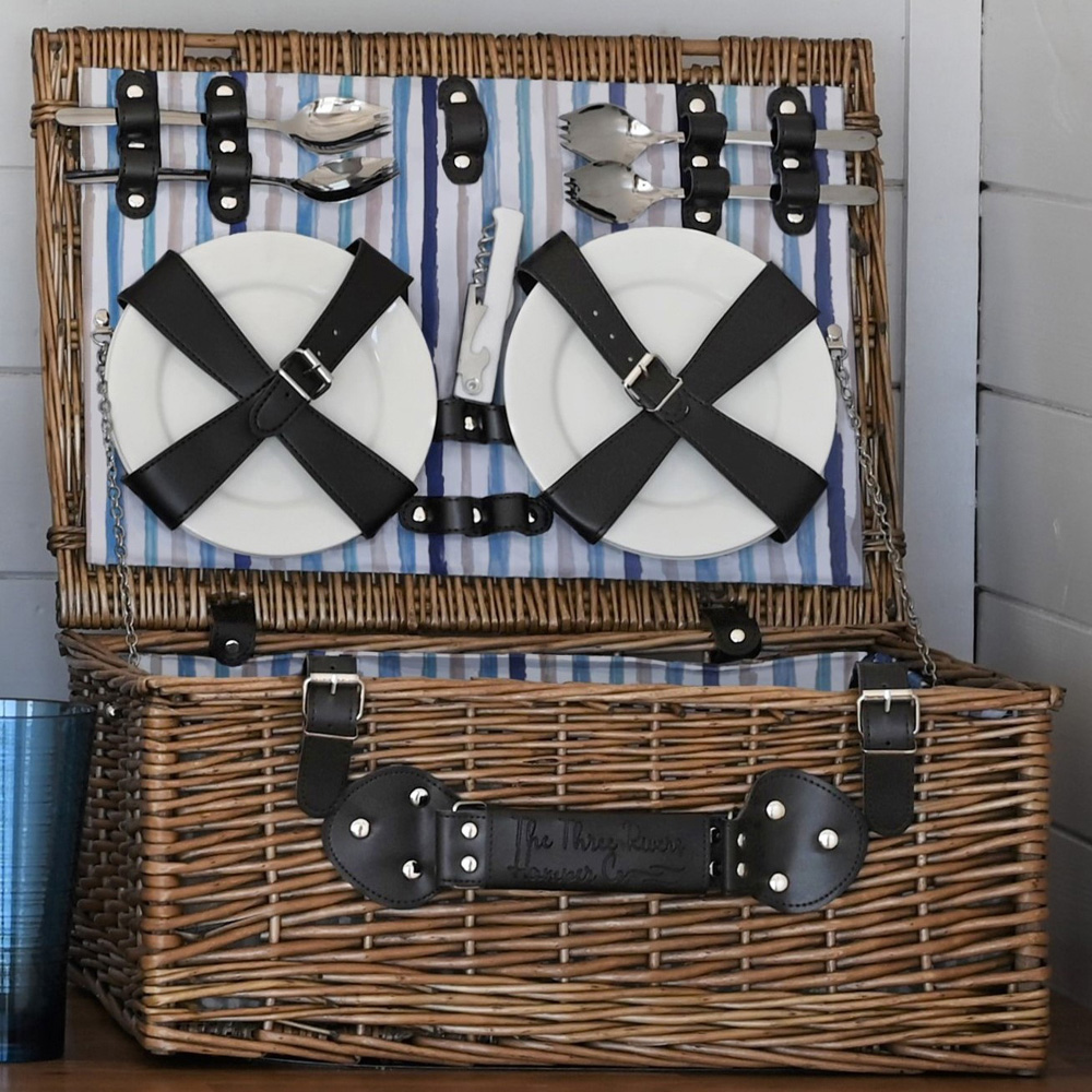 Three Rivers St Ives Picnic Basket Hamper Image 2