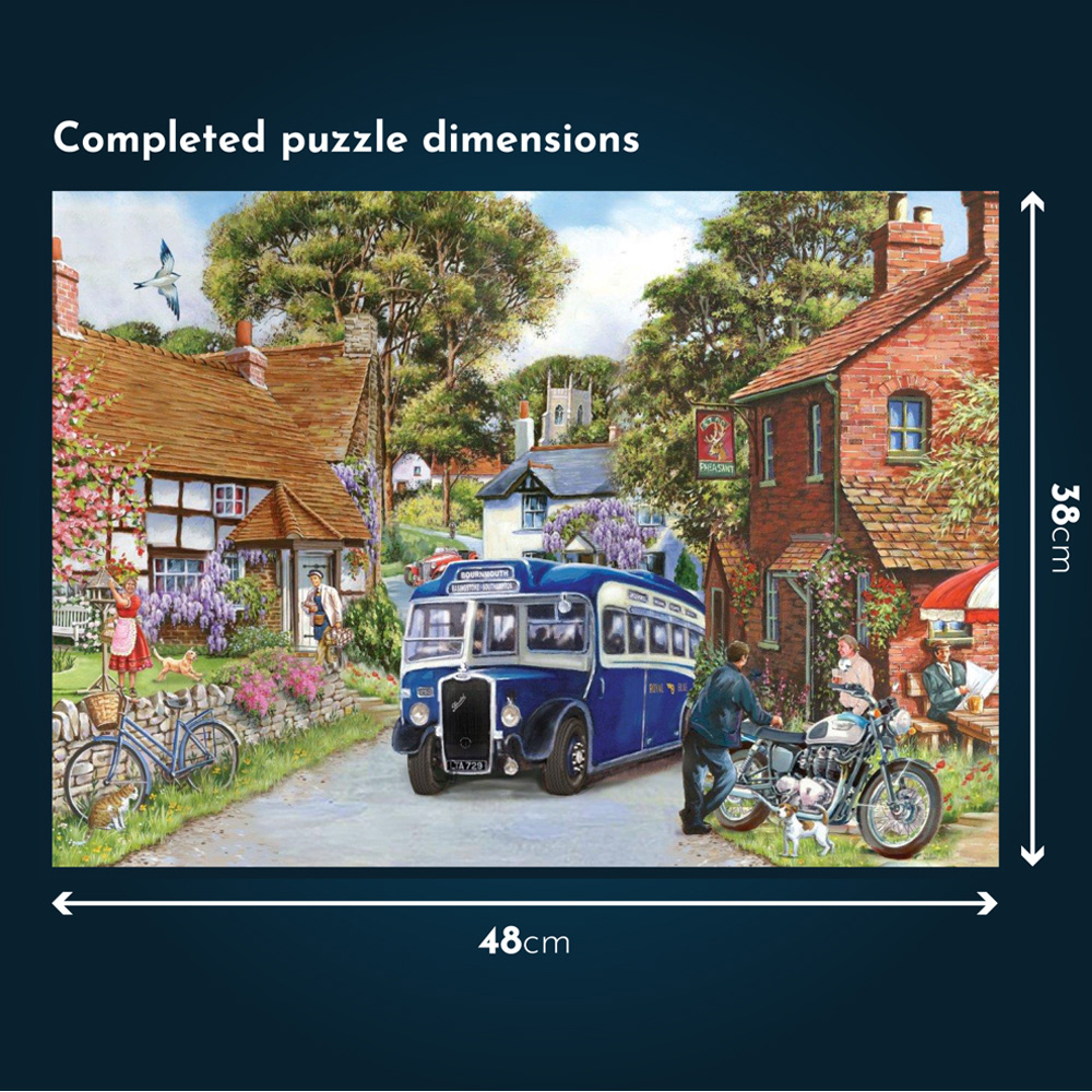 The House of Puzzles Pleasant Evening 500 Piece Jigsaw Puzzle Image 7