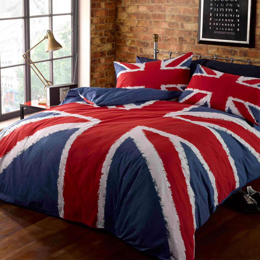Rapport Home King Size Multicolour Union Jack Duvet Set Image 1