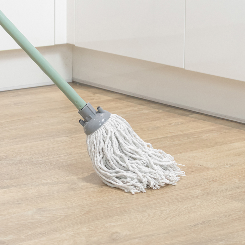 JVL Cleaning Grey Replacement Cotton String Mop Head 3 Pack Image 2
