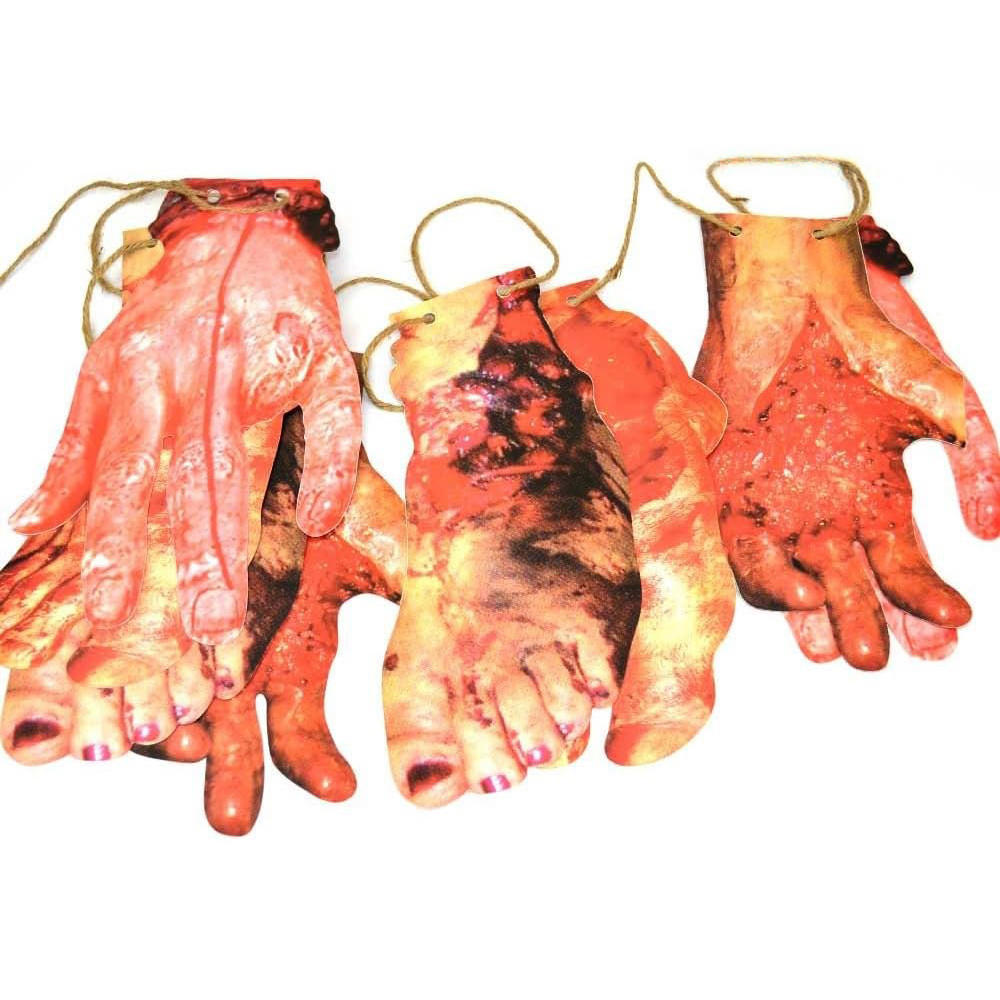 Shatchi Halloween Creepy Body Parts Garland 174cm Image 2