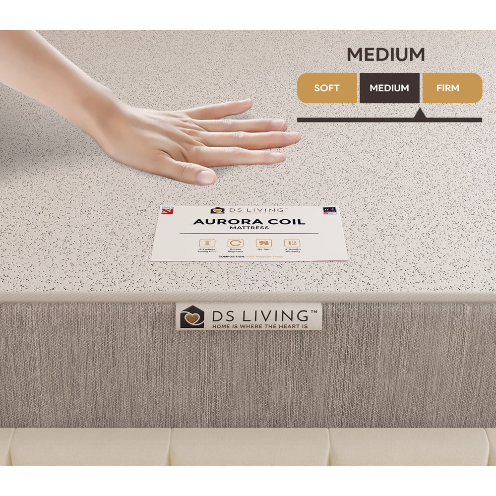 DS Living Aurora Harmony Super King Size Bonnell Spring Mattress with Comfort Layers Image 5