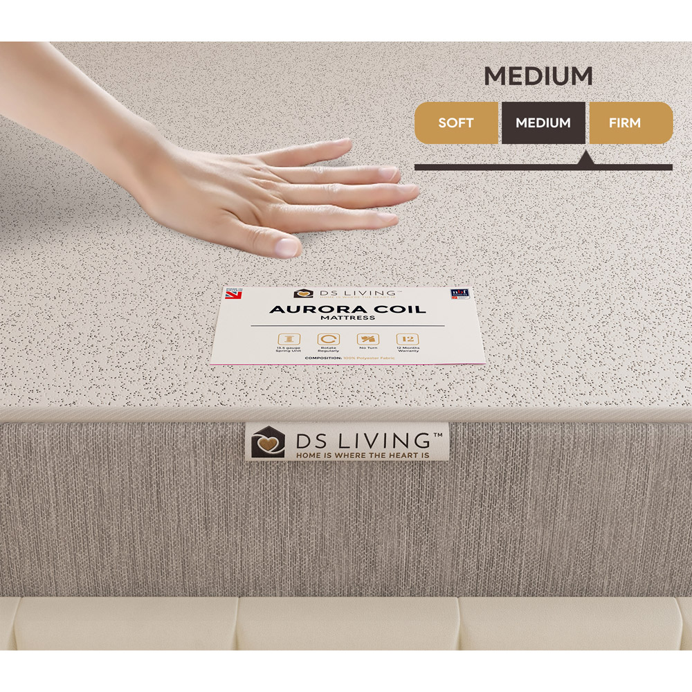 DS Living Aurora Harmony Single Bonnell Spring Mattress with Comfort Layers Image 5