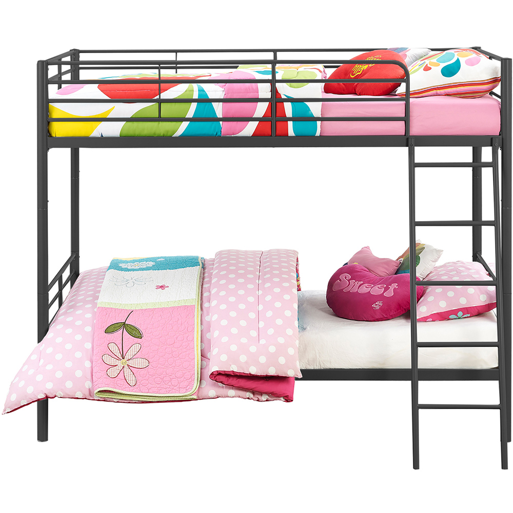 Dorel Single Over Single Black Convertible Bunk Bed Image 2